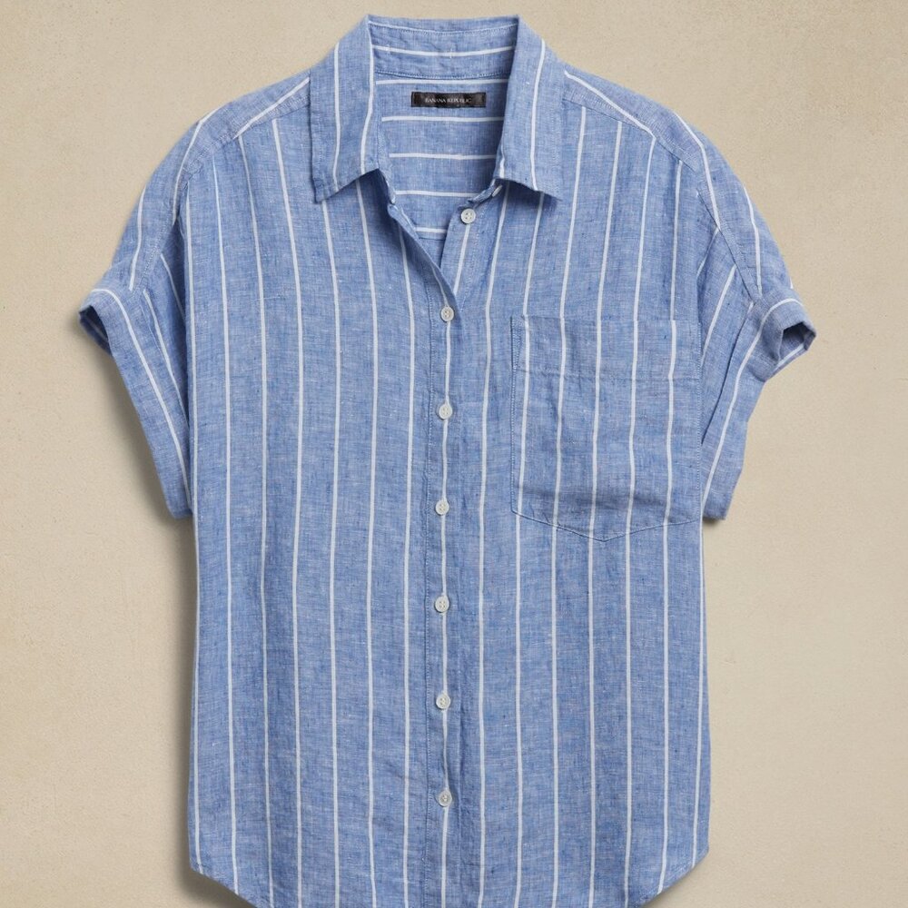 Banana Republic Linen Resort Shirt